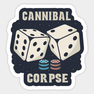 Dice Cannibal Corpse Sticker